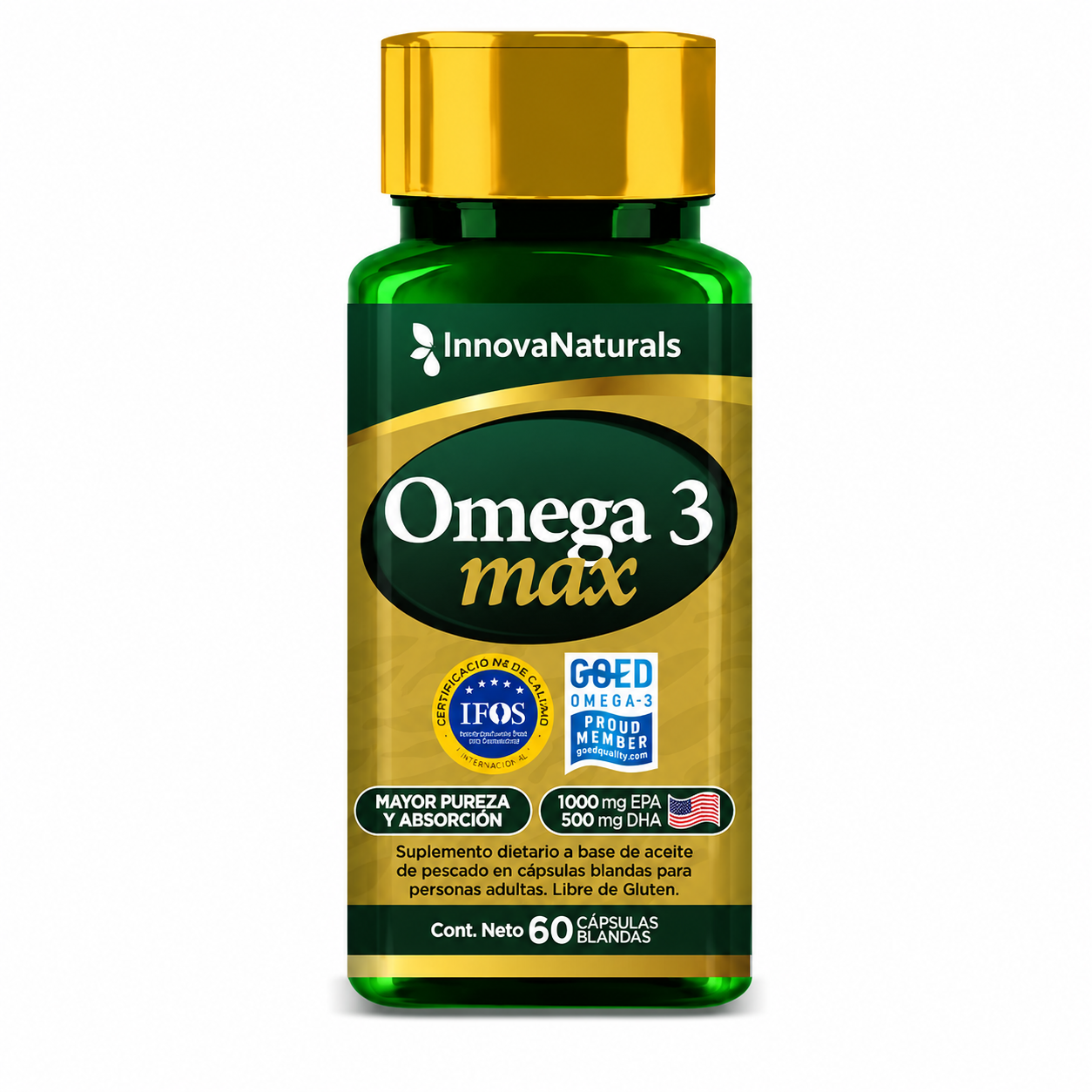 Omega 3 MAX 1000EPA/500DHA - Innovanaturals