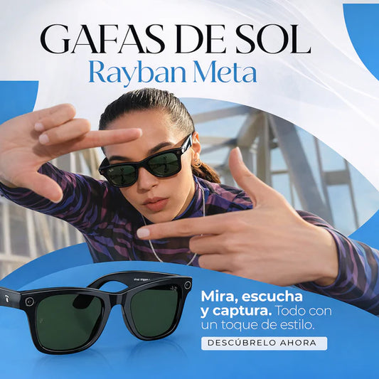 PROMOCIÓN 2026 - 50% DESCUENTO GAFAS META RAY WAYFARER GEN 2