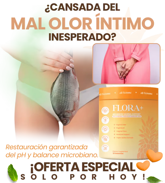 FLORA+ APOYO ÍNTIMO FEMENINO